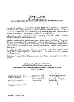 Od 2015 roku OFTJA zawieszona.