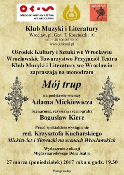 SPOTKANIA organizowane z okazji Międzynarodowego Dnia Teatru