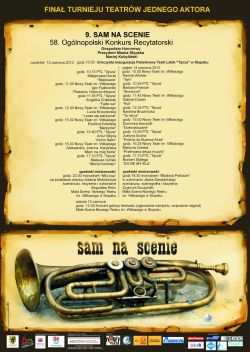 SŁUPSKI „SAM NA SCENIE